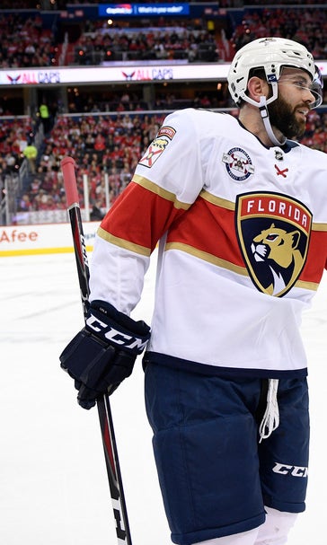 Hoffman scores in OT, Panthers beat Capitals 5-4